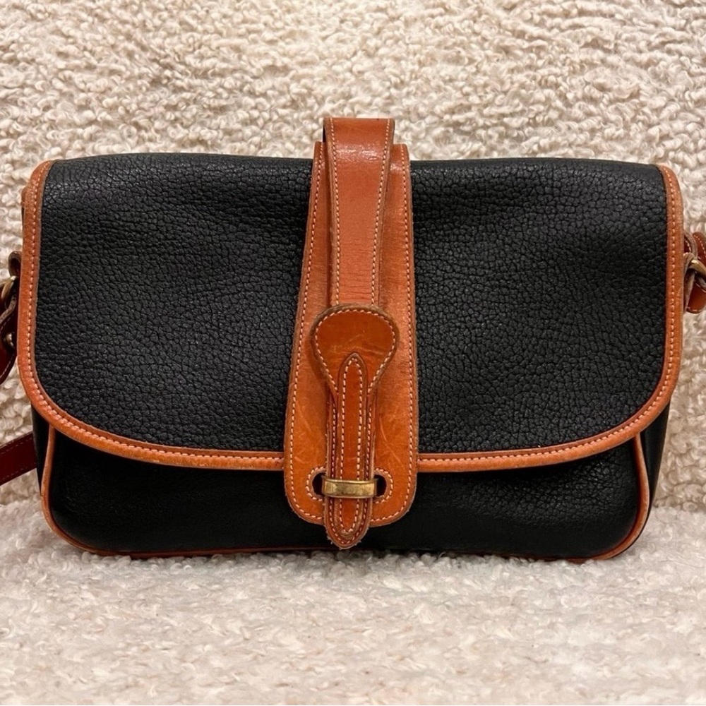 Vintage All Weather Leather Classic Collection Equestrian Crossbody